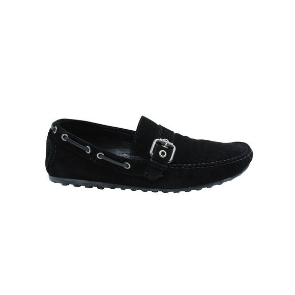 Sergio Rossi Loafers in Black Suede - Picture 1 of 7